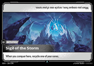 Sigil of the Storm OGN-287 Uncommon Near Mint Englisch Foil