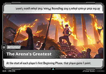 The Arena's Greatest OGN-290 Uncommon Boosterfrisch Englisch