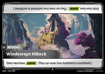 Windswept Hillock OGN-297 Uncommon Near Mint Englisch