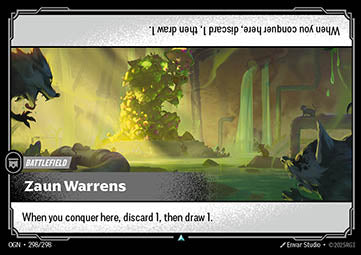 Zaun Warrens OGN-298 Uncommon Near Mint Englisch
