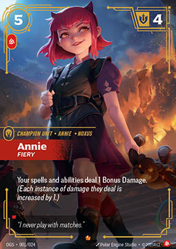 Annie, Fiery OGS-001 Epic Good Englisch