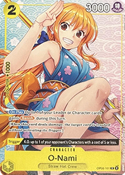 O-Nami (OP06-101) (V.3) UP Rare Boosterfrisch Englisch