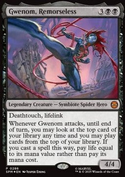 Gwenom, Remorseless (V.2) PSPM-286 Mythic Near Mint Englisch Foil