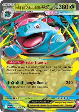Mega Bisaflor ex MEG-003 Double Rare Good Deutsch