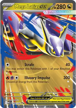 Mega Latias ex MEG-100 Double Rare Near Mint Deutsch