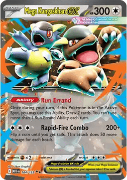 Mega Kangaskhan ex MEG-104 Double Rare Near Mint Englisch
