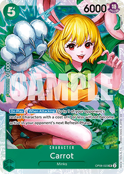 Carrot (OP08-023) (V.1) PRB02 Super Rare Near Mint Englisch