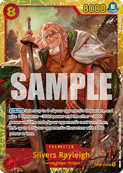 Silvers Rayleigh (OP08-118) PRB02 Secret Rare Near Mint Englisch
