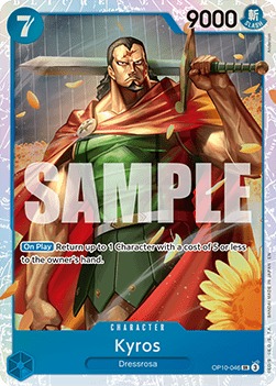 Kyros (OP10-046) PRB02 Super Rare Near Mint Englisch