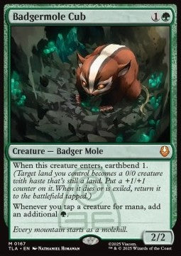 Badgermole Cub TLA-167 Mythic Near Mint Englisch