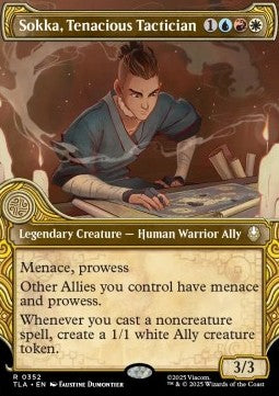 Sokka, Tenacious Tactician XTLA-352 Rare Near Mint Englisch