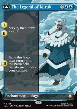 The Legend of Kuruk // Avatar Kuruk XTLA-355 Mythic Light Played Englisch Foil