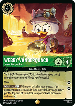 Nicky Vanderquack - Junior-Schürferin (V.1) 10WHI-093 Legendary Boosterfrisch Deutsch