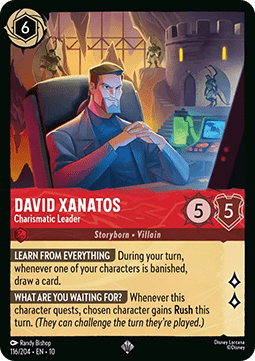 David Xanatos - Charismatischer Anführer 10WHI-116 Super Rare Excellent Deutsch