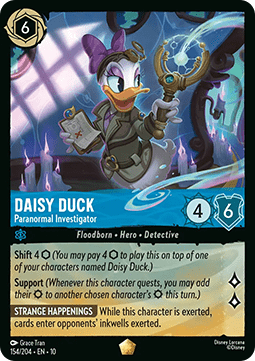 Daisy Duck - Paranormale Ermittlerin 10WHI-154 Legendary Near Mint Deutsch Foil