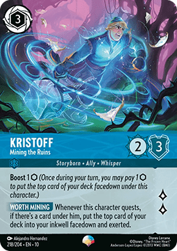 Kristoff - Baut die Ruinen ab (V.2) 10WHI-218 Epic Excellent Deutsch Foil