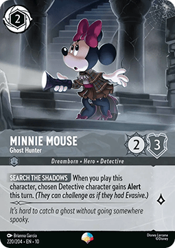 Minnie Maus - Geisterjägerin (V.2) 10WHI-220 Epic Boosterfrisch Deutsch Foil