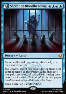 Secret of Bloodbending TLA-69 Mythic Near Mint Englisch