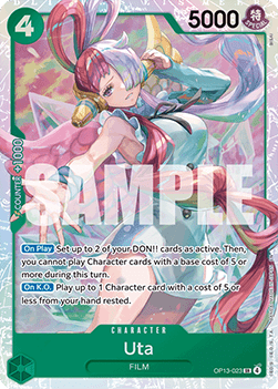 Uta (OP13-023) (V.1) OP13 Super Rare Near Mint Englisch