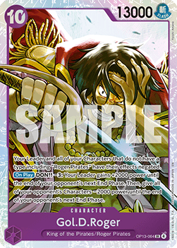 Gol.D.Roger (OP13-064) (V.1) OP13 Super Rare Excellent Englisch