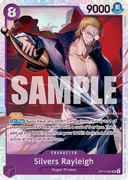 Silvers Rayleigh (OP13-066) (V.1) OP13 Super Rare Near Mint Englisch