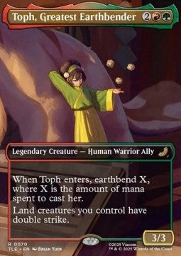 Toph, Greatest Earthbender TLE-70 Rare Near Mint Englisch Foil