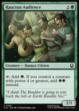 Raucous Audience TLA-190 Common Near Mint Englisch Foil