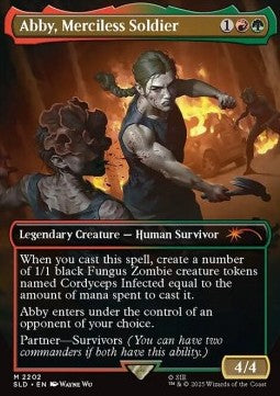 Abby, Merciless Soldier SLDPS-2202 Mythic Near Mint Englisch