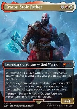 Kratos, Stoic Father SLDPS-2213 Mythic Excellent Englisch Foil