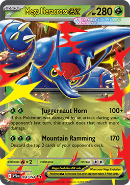 Mega Skaraborn ex PFL-004 Double Rare Excellent Deutsch