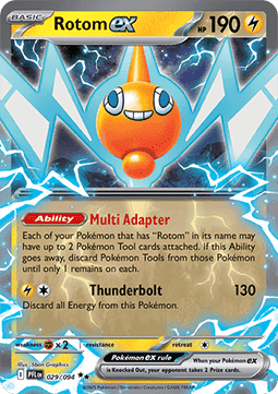 Rotom ex PFL-029 Double Rare Near Mint Deutsch