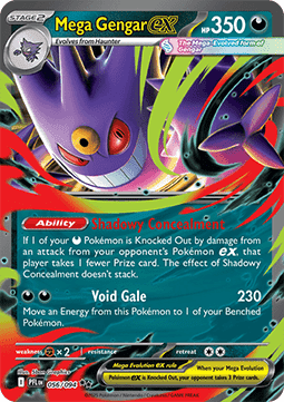 Mega Gengar ex PFL-056 Double Rare Near Mint Englisch