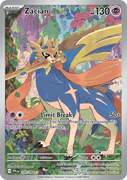 Zacian PFL-100 Illustration Rare Near Mint Deutsch