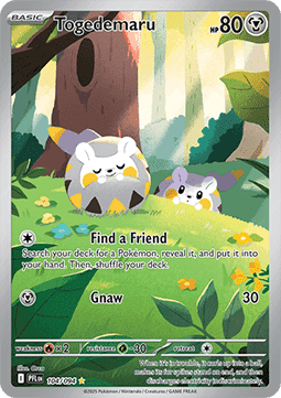 Togedemaru PFL-104 Illustration Rare Near Mint Deutsch