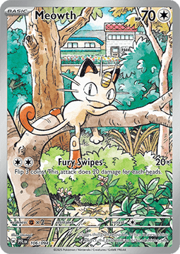 Meowth PFL-106 Illustration Rare Near Mint Englisch