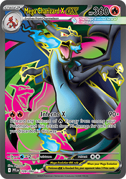 Mega Charizard X ex PFL-109 Ultra Rare Near Mint Englisch