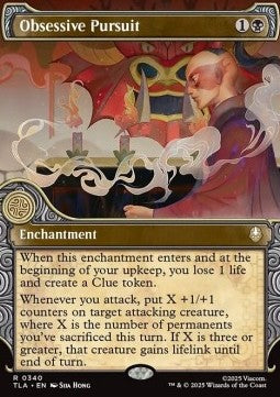 Obsessive Pursuit XTLA-340 Rare Near Mint Englisch Foil