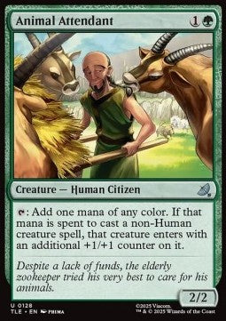 Animal Attendant TLE-128 Uncommon Near Mint Englisch Foil