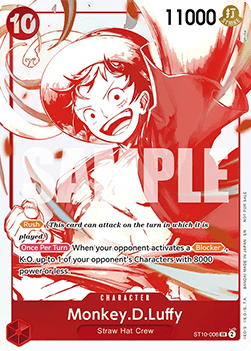 Monkey.D.Luffy (ST10-006) (V.3) UP Super Rare Near Mint Englisch
