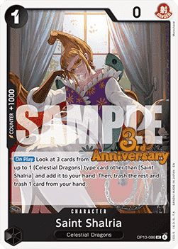 Saint Shalria (OP13-086) OP13P Uncommon Near Mint Englisch