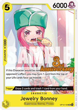 Jewelry Bonney (OP13-109) OP13P Uncommon Boosterfrisch Englisch