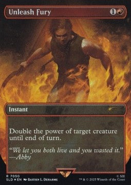 Unleash Fury SLD-7050 Rare Near Mint Englisch Foil