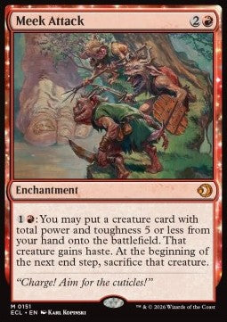 Meek Attack ECL-151 Mythic Near Mint Englisch