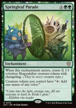 Springleaf Parade ECC-19 Rare Good Englisch