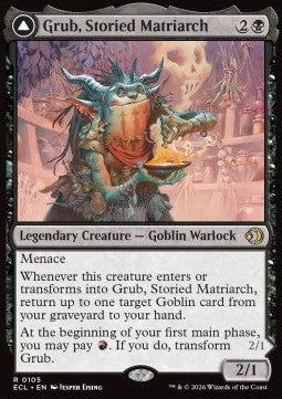 Grub, Storied Matriarch // Grub, Notorious Auntie ECL-105 Rare Near Mint Englisch