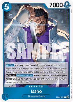 Issho (EB04-022) (V.1) OP14 Rare Excellent Englisch