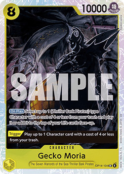 Gecko Moria (OP14-104) (V.1) OP14 Super Rare Good Englisch