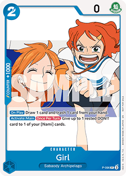 Girl (P-096) (V.1) P Promo Boosterfrisch Englisch