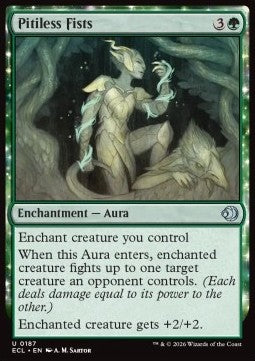 Pitiless Fists ECL-187 Uncommon Near Mint Englisch Foil