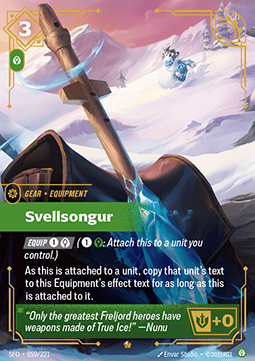 Svellsongur SFD-059 Epic Near Mint Englisch Foil